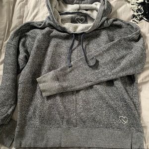 Grey cowl neck sweatshirt